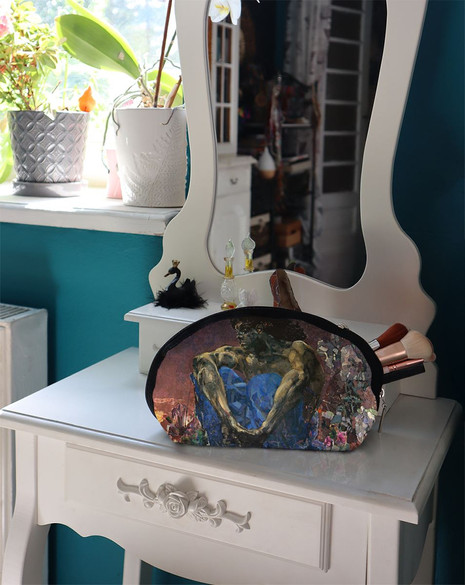 Kosmetyczka Demon (siedzi) Mikhail Aleksandrovich Vrubel