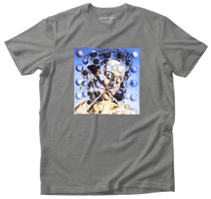 Koszulka z naszywką Galatea sfer niebieskich Salvador Dali