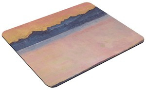 Podkładka Genfersee mit Mont-Blanc im Morgenrot Ferdinand Hodler 60x40cm