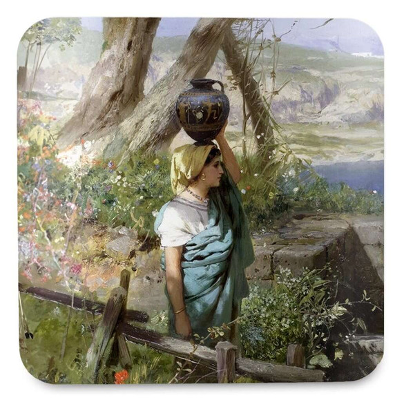 Podkładka pod kubek Nad źródłem Henryk Siemiradzki