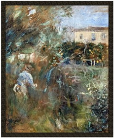 Naszywka Kobieta w ogrodzie Berthe Morisot