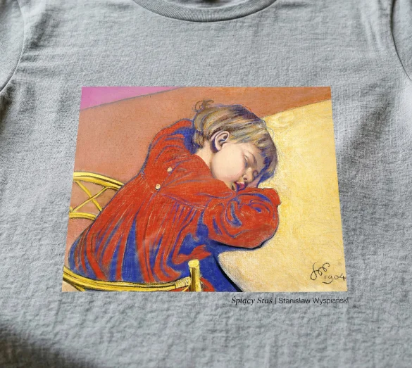Bluzka damska Śpiący Staś Stanisław Wyspiański