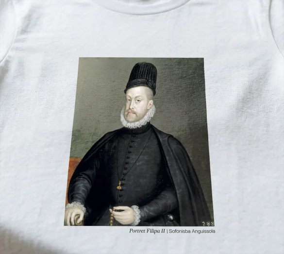 Koszulka z nadrukiem Portret Filipa II Sofonisba Anguissola