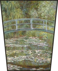 Ekran Most nad stawem z liliami wodnymi Claude Monet