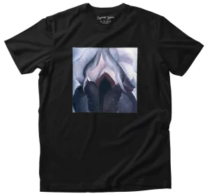 Koszulka z naszywką Czarna Iris III Georgia O’Keeffe