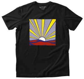 Koszulka z naszywką Landscape Roy Lichtenstein