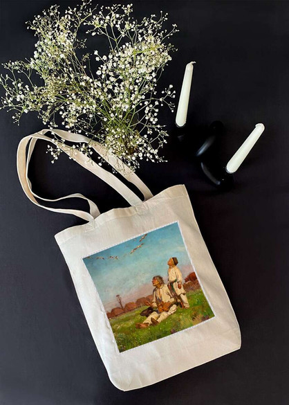 Torba z naszywką Bociany Józef Chełmoński