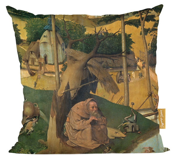 Poduszka Kuszenie św. Antoniego Hieronim Bosch