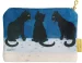 Kosmetyczka mini Czarne koty na śniegu Louis Wain