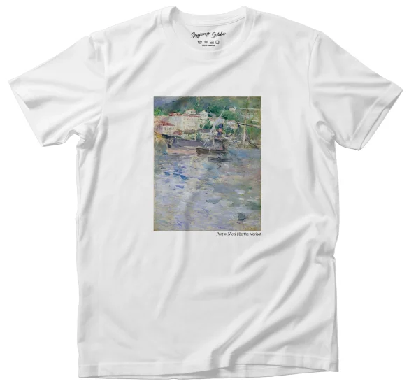 Koszulka z nadrukiem Port w Nicei Berthe Morisot