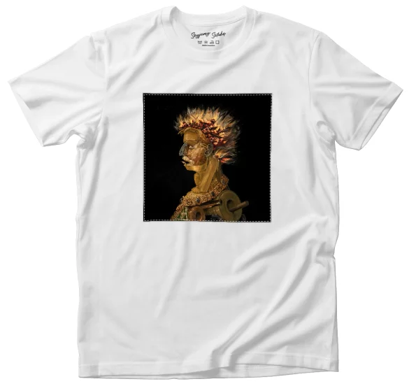 Koszulka z naszywką Ogień Giuseppe Arcimboldo