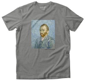 Koszulka z nadrukiem Autoportret (F627) Vincent Van Gogh
