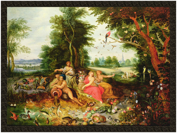 Naszywka Cztery Żywioły Jan van Kessel (starszy)