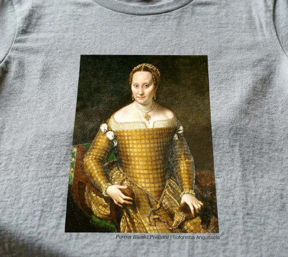 Koszulka z nadrukiem Portret Bianki Ponzoni Sofonisba Anguissola