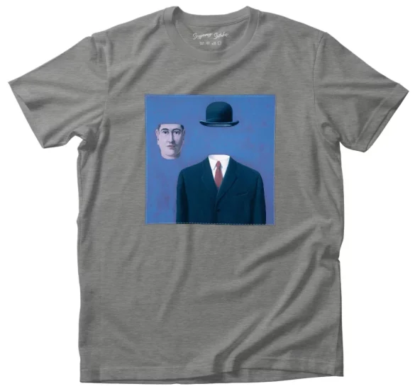 Koszulka z naszywką Pielgrzym René Magritte