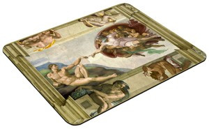 Podkładka Stworzenie Adama  Michał Anioł 60x40cm