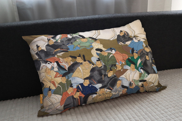 Poduszka 36 poetów Ogata Korin