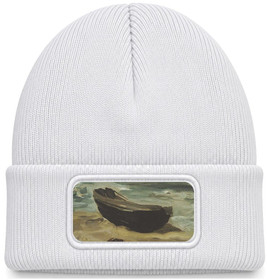 Czapka zimowa Marée montante Édouard Manet – biała