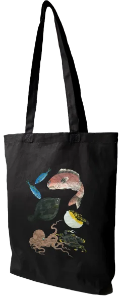 Torba bawełniana Umysły ryb Utagawa Kuniyoshi