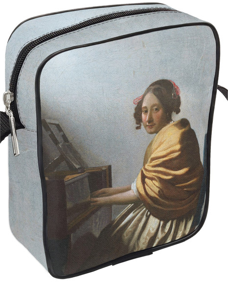 Torba listonoszka Młoda kobieta siedząca przy dziedzińcu Jan Vermeer