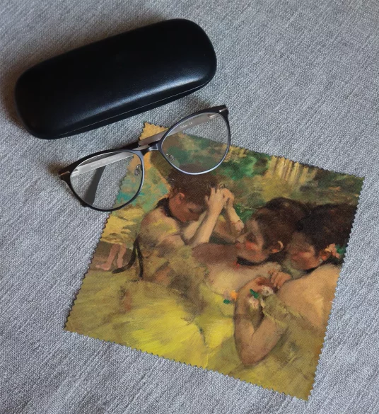 Ściereczka do okularów Żółte tancerki (ze skrzydłami) Edgar Degas