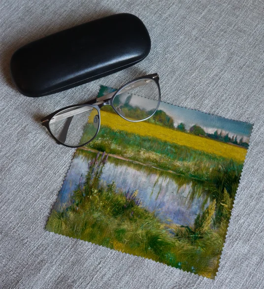 Ściereczka do okularów Pole łubinu Władysław Podkowiński