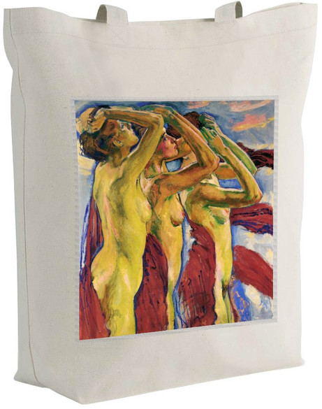 Torba z naszywką Trzy akty Koloman Moser