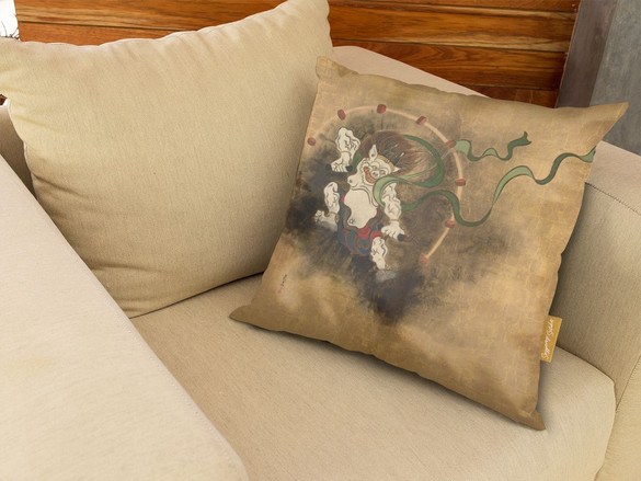 Poduszka Bóg piorunów Ogata Korin