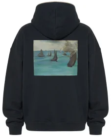 Bluza oversize Widok na morze, spokojna pogoda (Vue de mer, temps calme) Édouard Manet