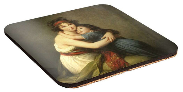 Podkładka pod kubek Autoportret z córką Élisabeth Vigée-Lebrun