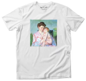 Koszulka z nadrukiem Śpiące niemowlę Mary Cassatt