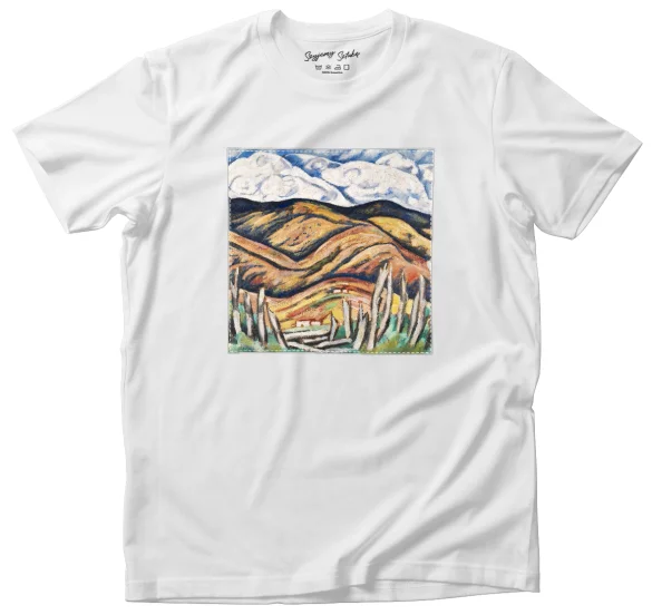 Koszulka z naszywką Ostatni z Nowej Anglii — początek Nowego Meksyku Marsden Hartley