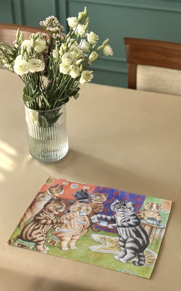 Podkładka na stół Herbata dla kota Louis Wain