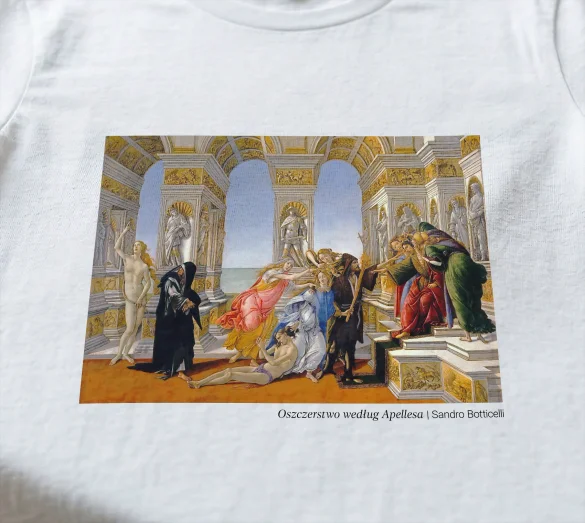 Koszulka z nadrukiem Oszczerstwo według Apellesa Sandro Botticelli