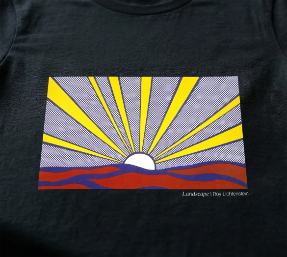 Koszulka z nadrukiem Landscape Roy Lichtenstein