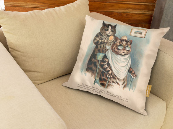 Poduszka Koty Louisa Waina Louis Wain