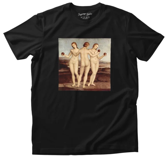 Koszulka z naszywką Trzy gracje Rafael Santi