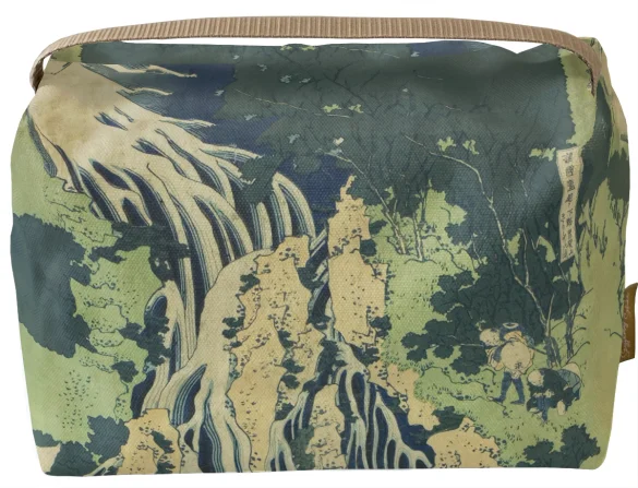 Kosmetyczka kuferek Wodospad Kirifuri na górze Kurokami w prowincji Shimotsuke Katsushika Hokusai