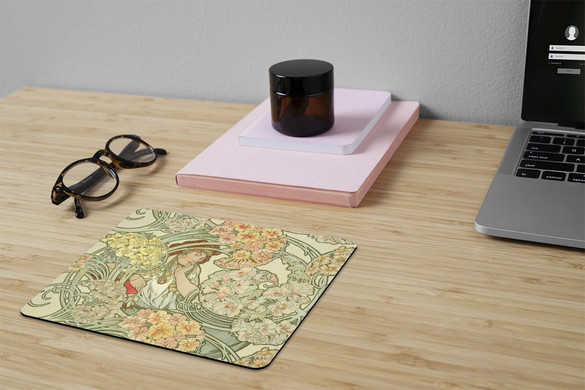 Podkładka Langage des fleurs (Język kwiatów) Alfons Mucha 24x19cm