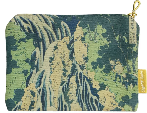 Kosmetyczka mini Wodospad Kirifuri na górze Kurokami w prowincji Shimotsuke Katsushika Hokusai