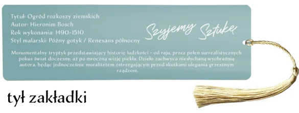 Zakładka do książki Ogród rozkoszy ziemskich Hieronim Bosch