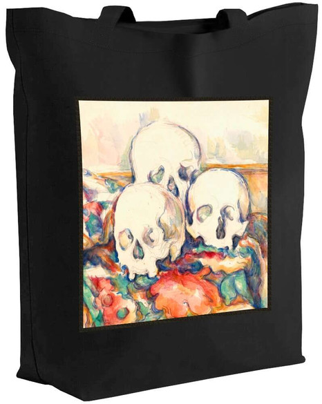 Torba z naszywką Trzy czaszki Paul Cezanne