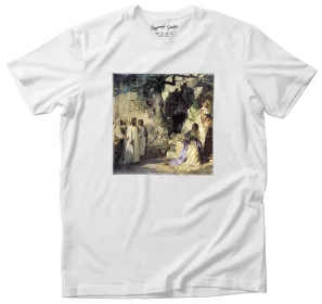 Koszulka z naszywką Chrystus i jawnogrzesznica Henryk Siemiradzki