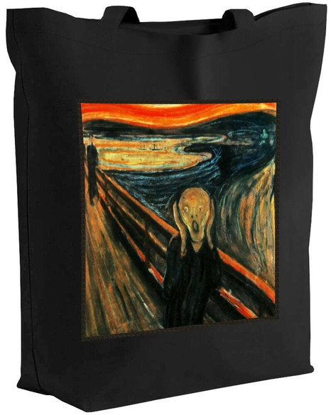 Torba z naszywką Krzyk Edvard Munch