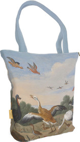 Torba na ramię shopper Czaple i kaczki na rzece Jan van Kessel (starszy)