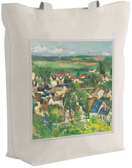 Torba z naszywką Auvers, widok panoramiczny Paul Cezanne