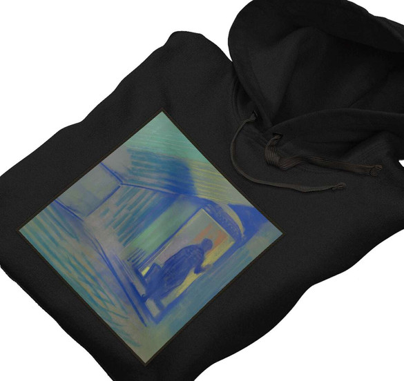 Bluza z naszywką Alte Frau beim Betreten von Schloss Pretzfeld (Stara kobieta wchodząca do zamku Pretzfeld) Curt Herrmann