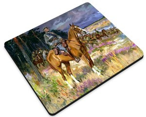 Podkładka Józef Piłsudski na Kasztance Wojciech Kossak 36x29cm