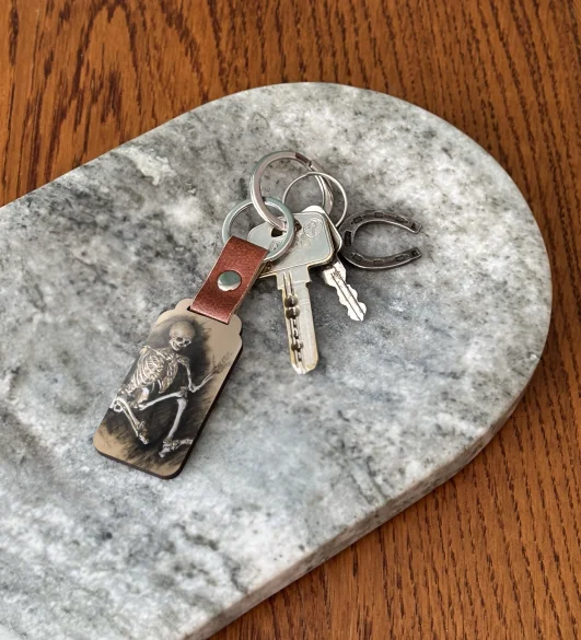 Brelok Studium szkieletu Władysław Podkowiński