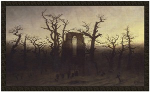 Naszywka Opactwo w dębowym lesie Caspar David Friedrich